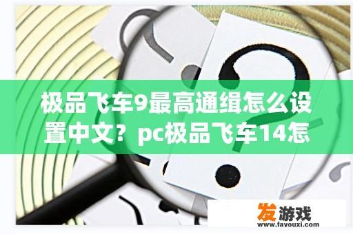 极品飞车9最高通缉怎么设置中文？pc极品飞车14怎么设置中文补丁？