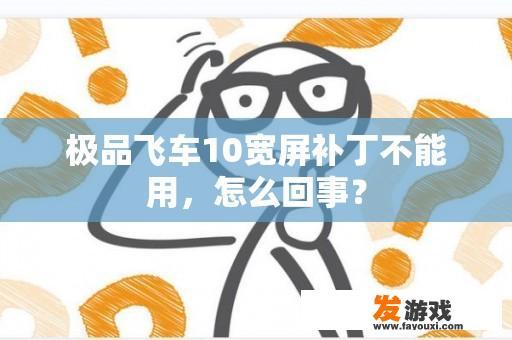 极品飞车10宽屏补丁不能用，怎么回事？