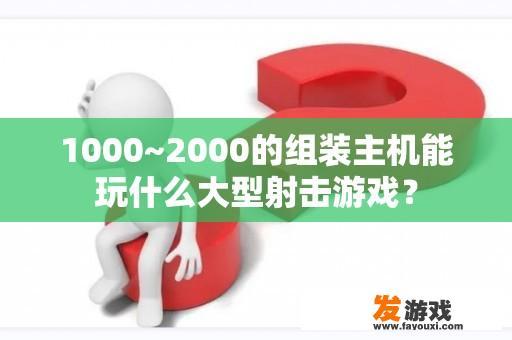 1000~2000的组装主机能玩什么大型射击游戏？