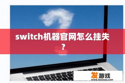 switch机器官网怎么挂失？