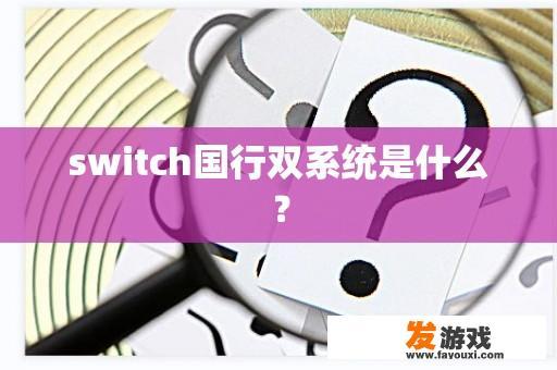 switch国行双系统是什么？