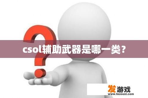 csol辅助武器是哪一类？