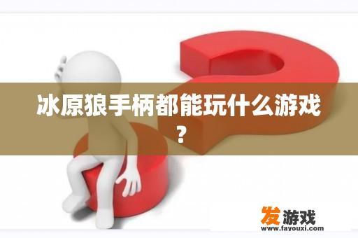 冰原狼手柄都能玩什么游戏？