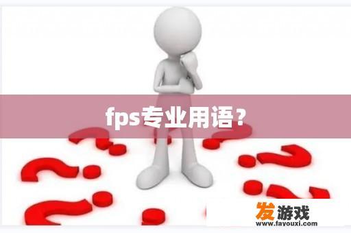 FPS专业术语解释