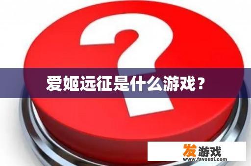 爱姬远征是什么游戏？