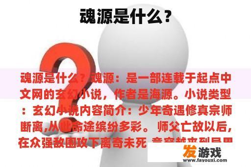 魂源是什么？