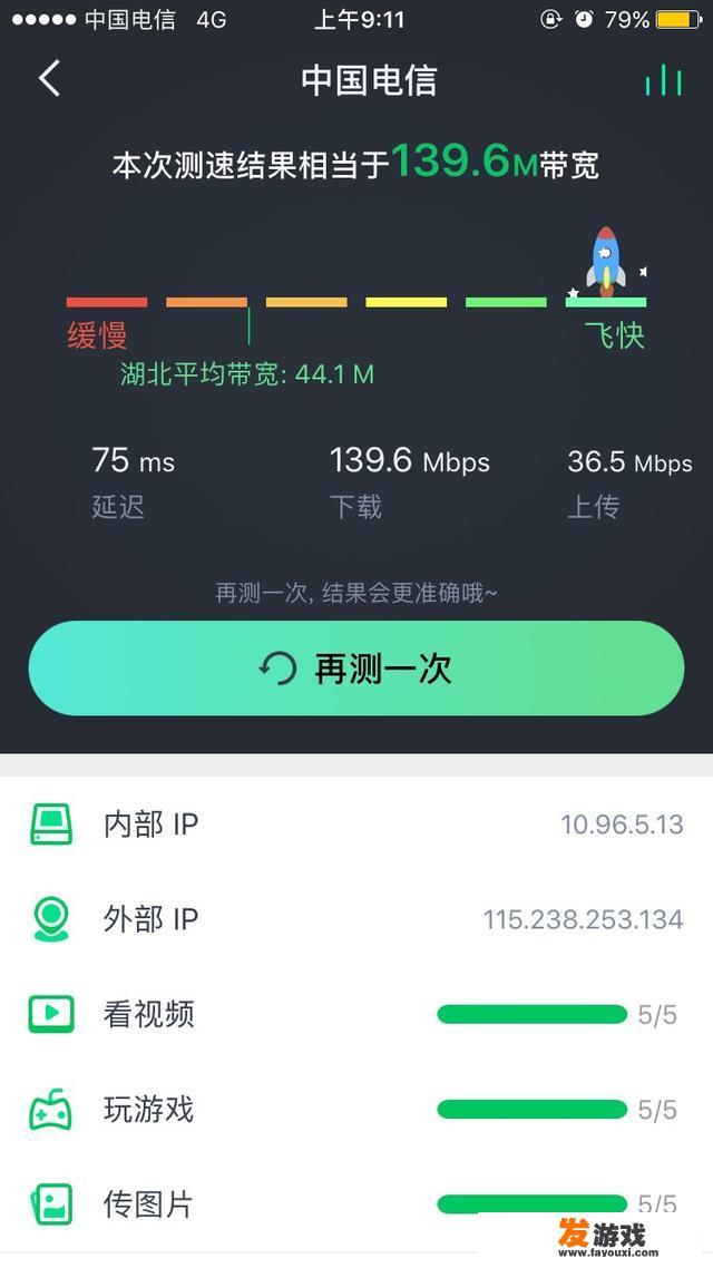 4g手机的网速能不能带动一个网络游戏？