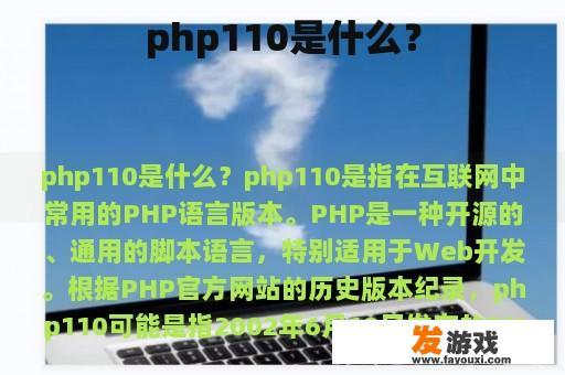 php110是什么？