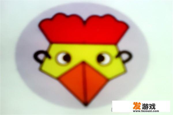 完成的小鸡头饰