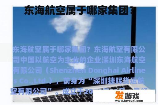 东海航空属于哪家集团？