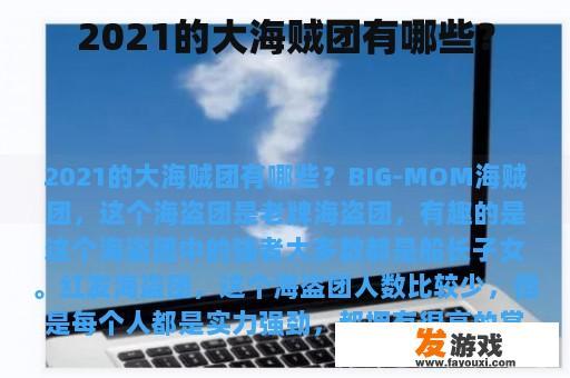 2021的大海贼团有哪些？