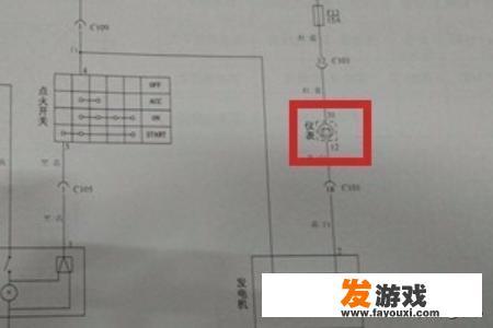 怎么看汽车电源、起动电路图？