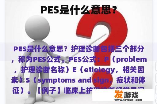 PES是什么意思？