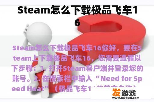 Steam怎么下载极品飞车16