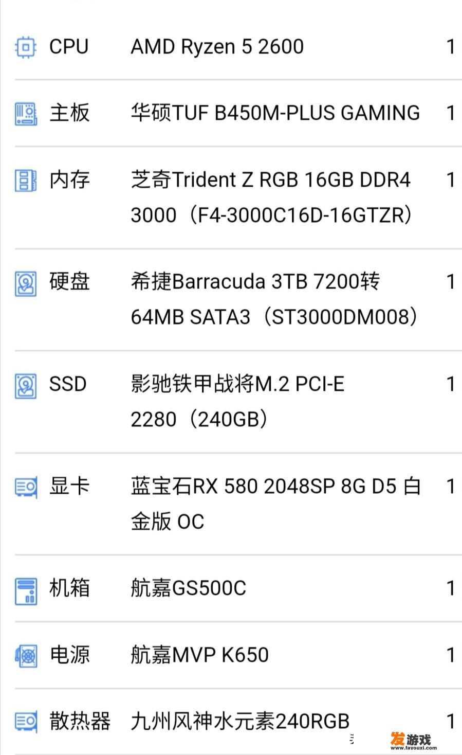 想要台式电脑，预算在7000上下，主玩游戏，CPU最好是AMD的，如何配置