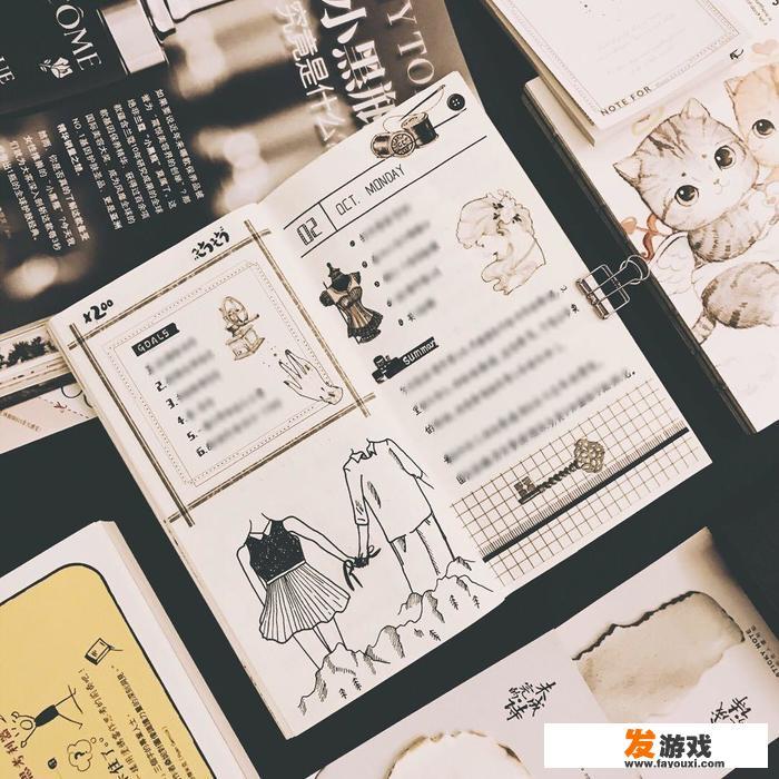 有什么好看的手帐排版或手帐简笔画分享