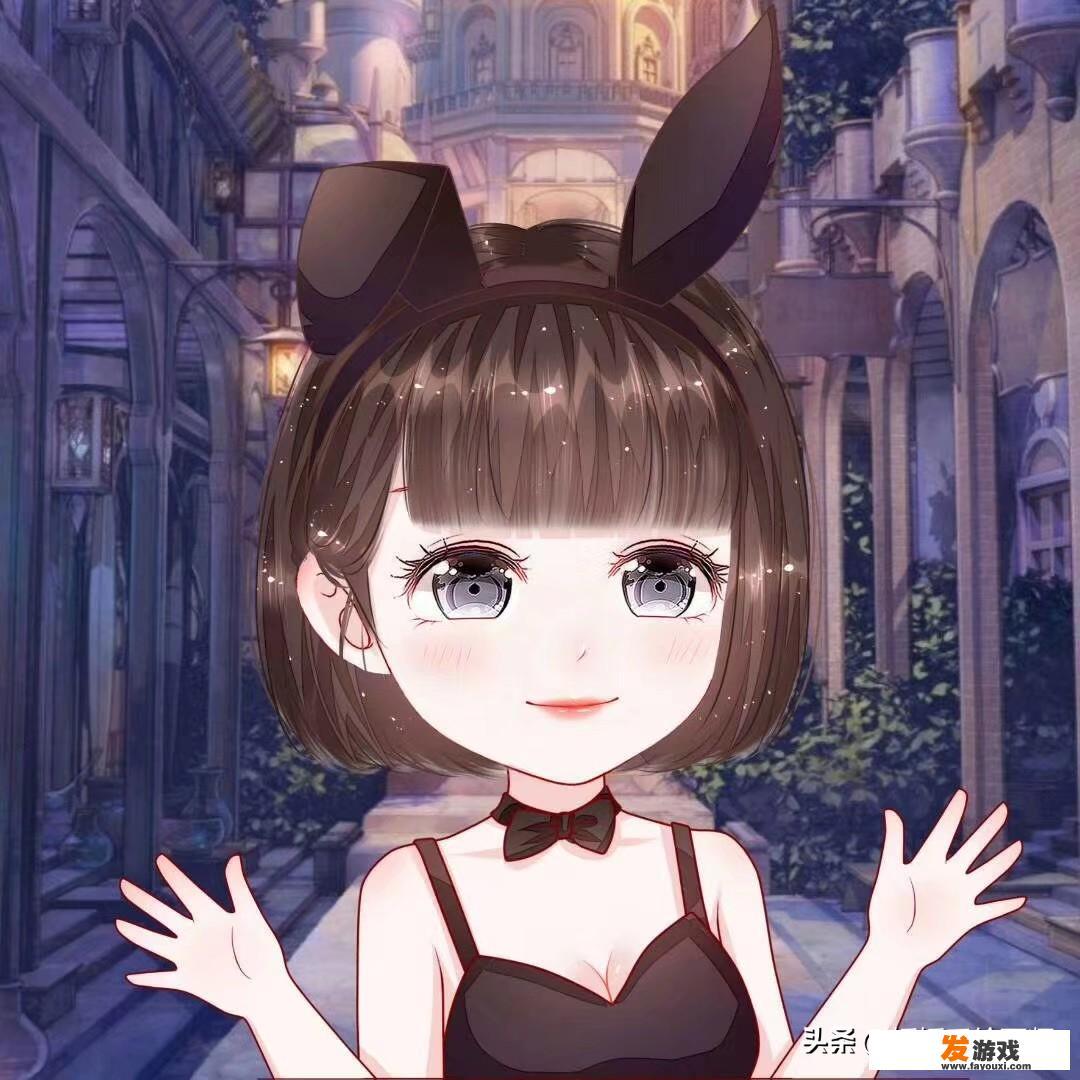 有什么好看的短发女孩的卡通图片头像