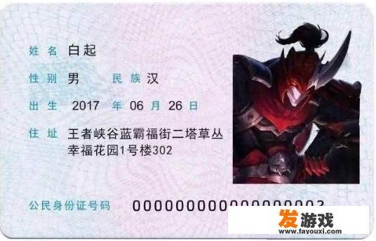 《王者荣耀》大神自制英雄身份证，玩家看了都说非常符合现实，对此你怎么看