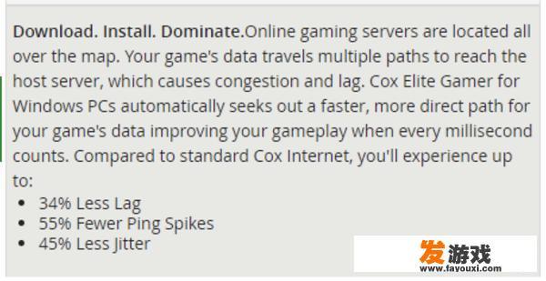 Cox向游戏玩家推出的Elite Gamer网络加速服务，是否在征收“智商税”