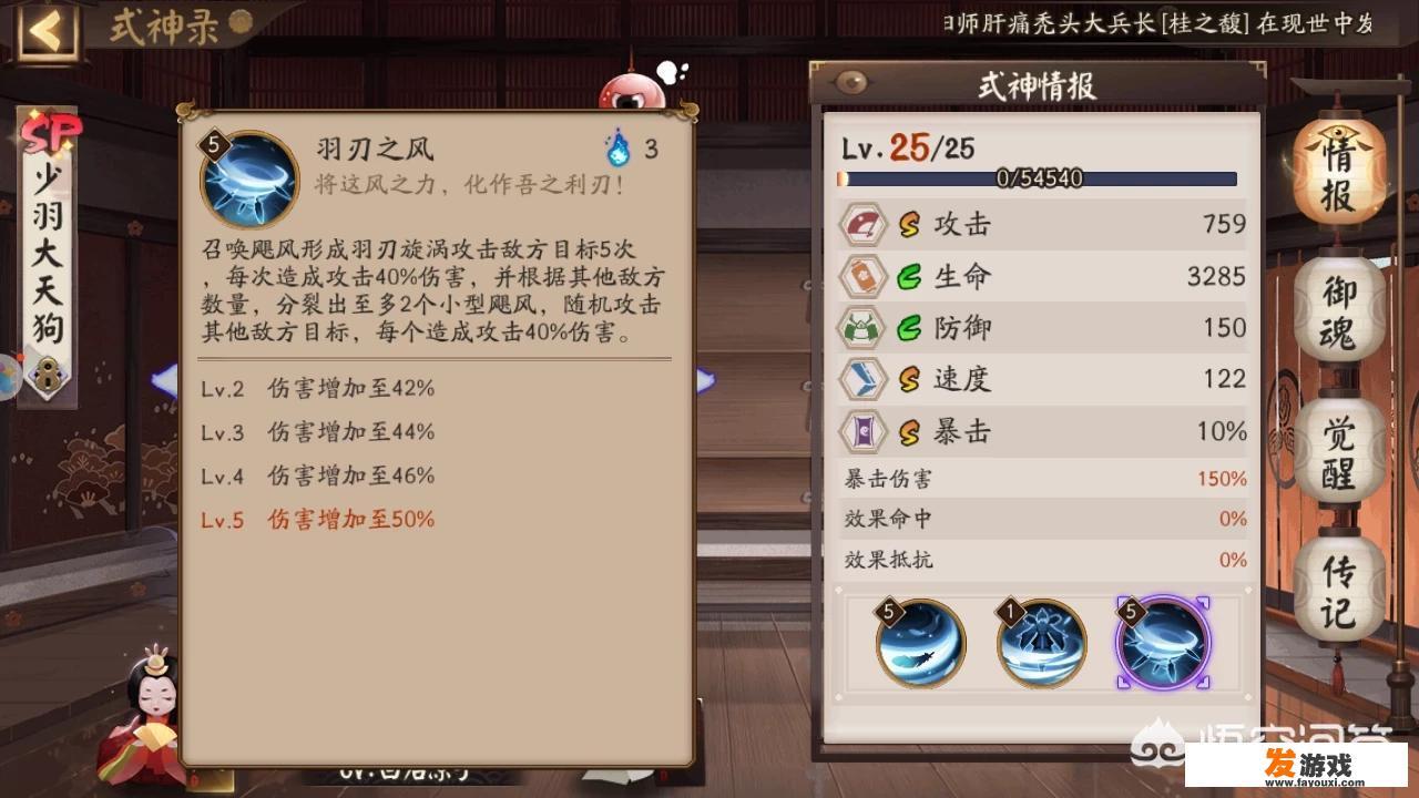 阴阳师大天狗和少羽大天狗哪个好