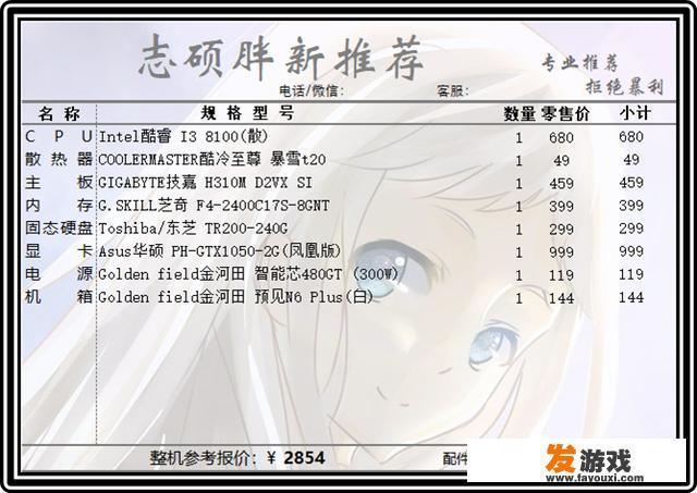 适合吃鸡的主机怎么配呢