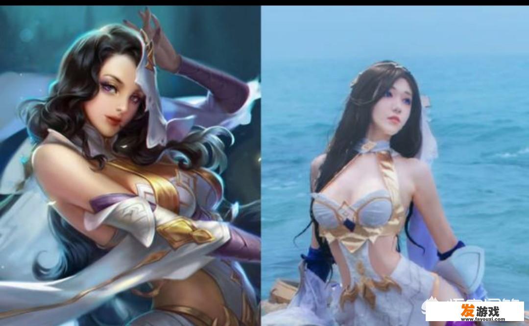 18岁小姐姐海中Cos《王者荣耀》貂蝉，还原度超高，网友“最美的一版”你觉得呢