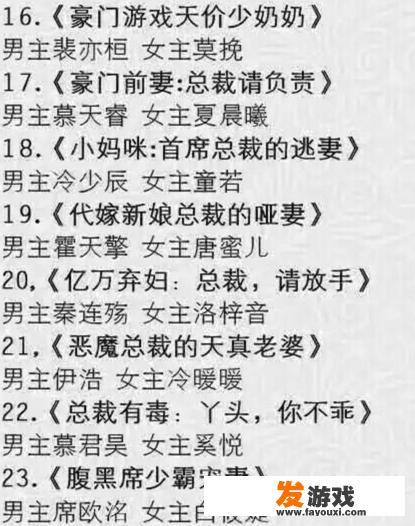 霸道总裁类型的网络小说深受读者喜爱，以下是一些经典之作的介绍与修正：