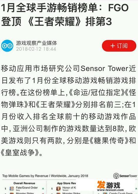 《FGO》赚钱吗？为什么？