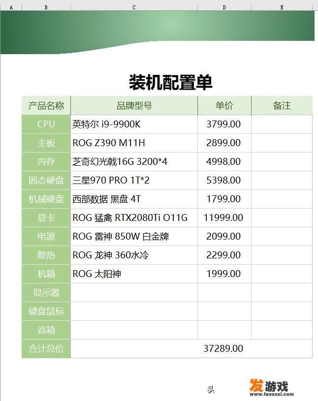 2万到4万的游戏主机配置有哪些推荐，谢谢各位？