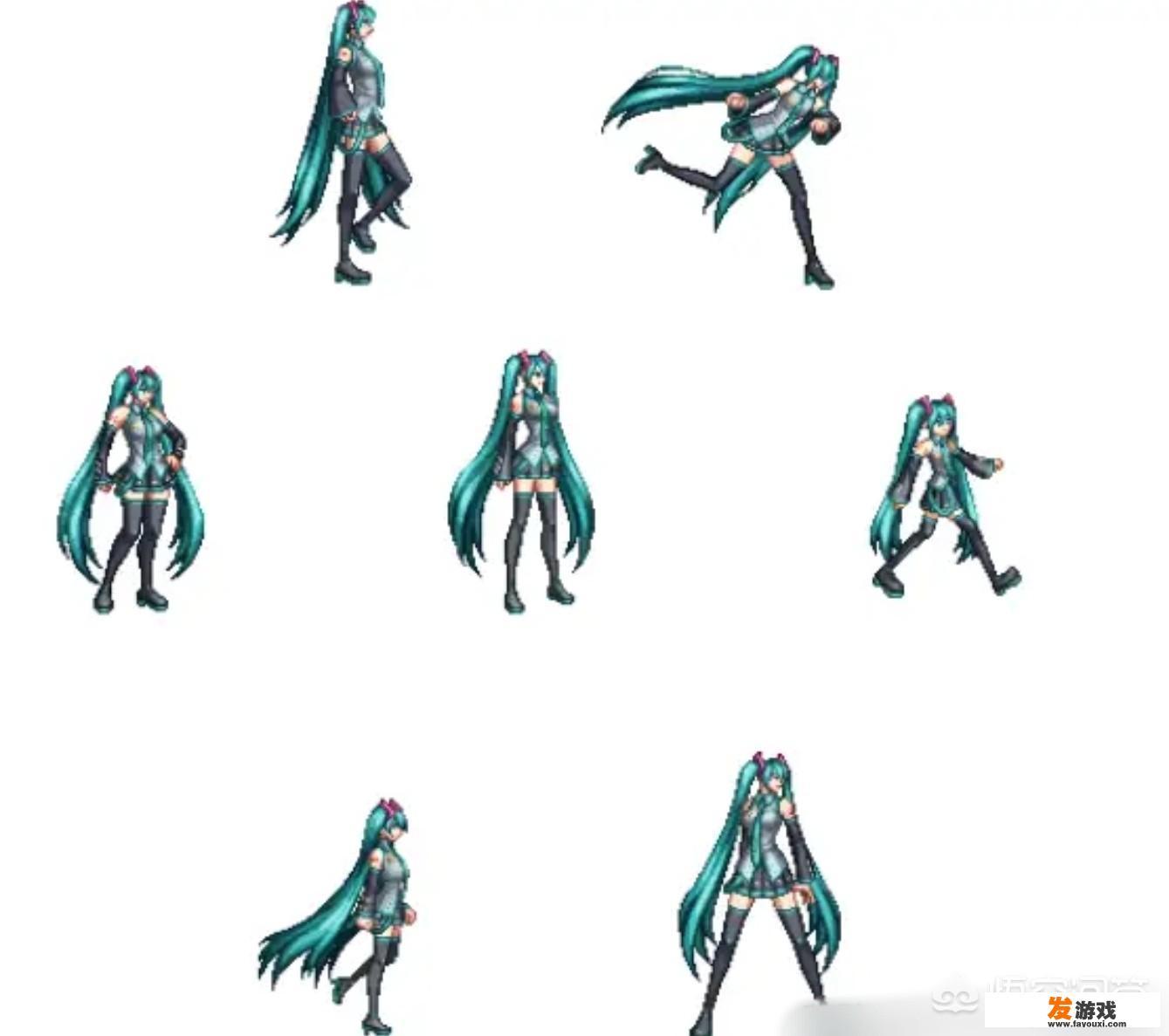 初音未来头发什么颜色？