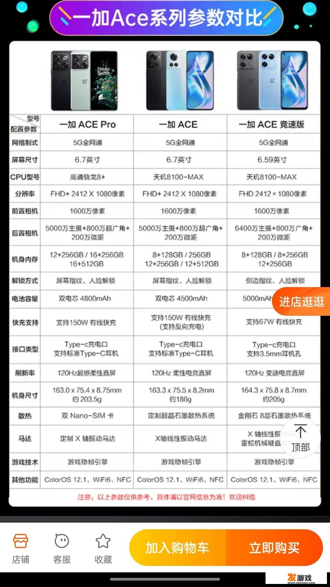 一加Ace、一加AcePro、一加10Pro怎么选？三款手机区别在哪？