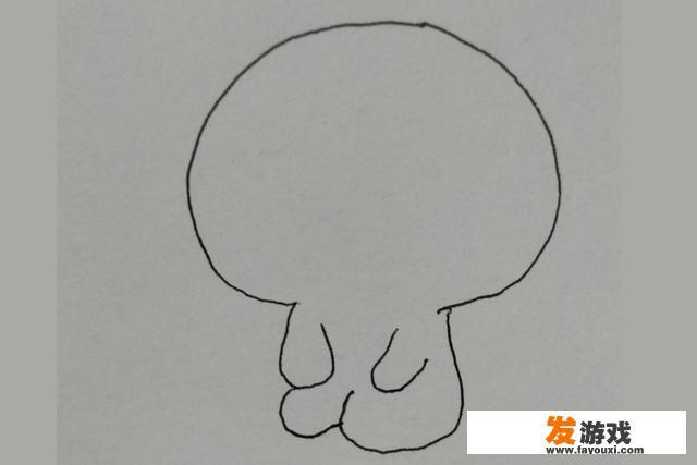 长草颜团子简笔画怎么画？