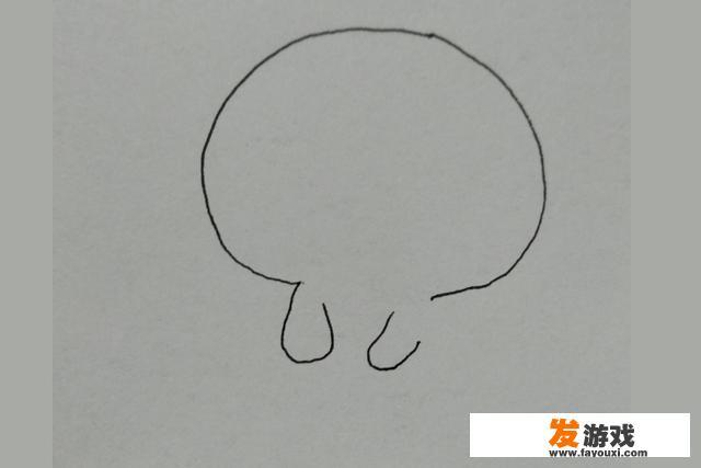 长草颜团子简笔画怎么画？