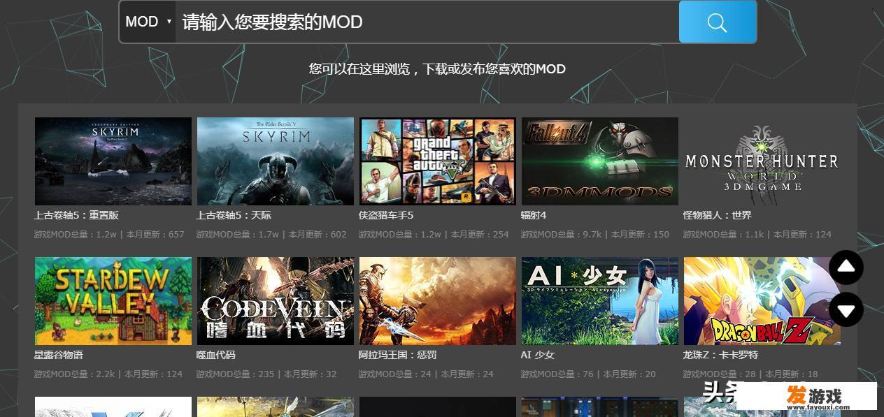 通常找一个游戏的mod去哪找，有什么推荐的网站？