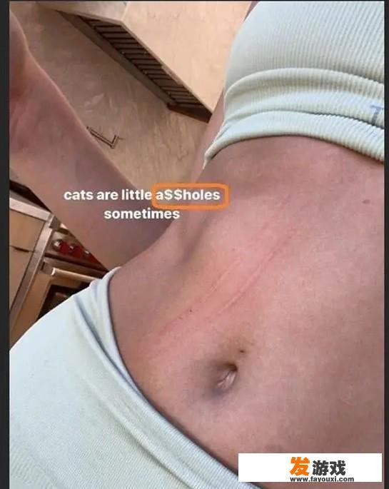 比伯夫妇玩篮球炫腹肌，海莉被小猫挠破肚皮！神仙爱情你喜欢么？