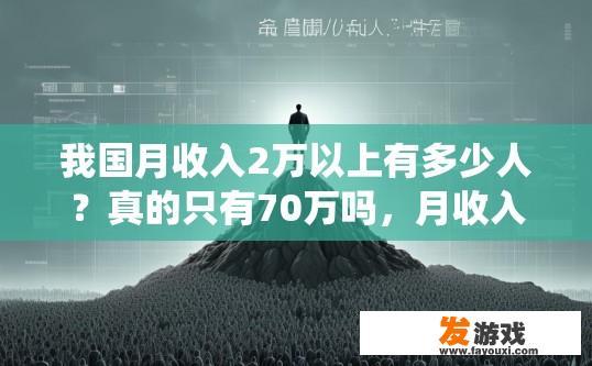 我国月收入2万以上有多少人？真的只有70万吗，月收入2万以上人群规模是否真的只有70万，是否存在其他数据，您可查询官方统计数据。全国月收入2万及以上人数规模有多大？核实月收入2万以上人群规模与官方统计是否有出入？