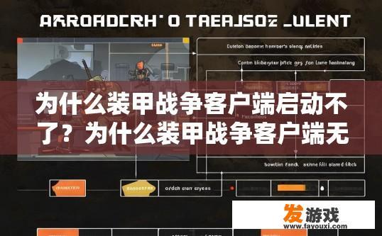 为什么装甲战争客户端启动不了？为什么装甲战争客户端无法启动？可能的原因有哪些？装甲战争客户端崩溃或未运行原因分析，常见故障和解决办法探究