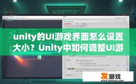 unity的UI游戏界面怎么设置大小？Unity中如何调整UI游戏界面大小？如何在Unity中调整UI游戏界面的大小？