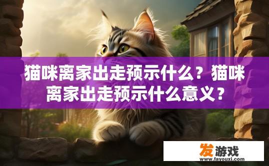 猫咪离家出走预示什么？猫咪离家出走预示什么意义？