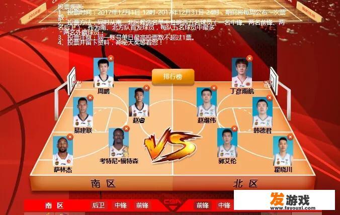 CBA的全明星投票在哪里投？