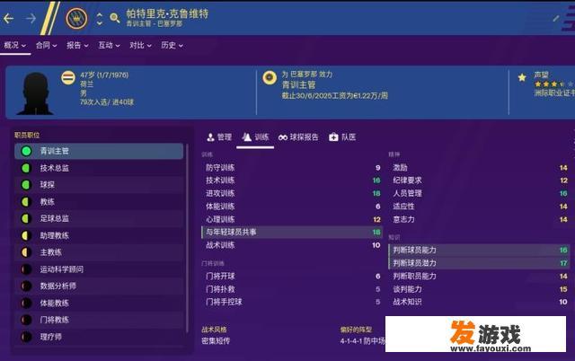 足球经理如何更快的培养年轻球员？