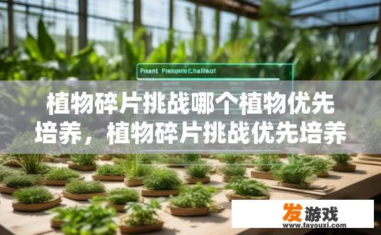 植物碎片挑战哪个植物优先培养，植物碎片挑战优先培养哪个植物收益最大？