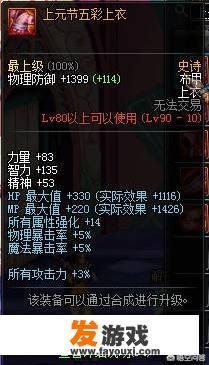 DNF鬼泣装备？